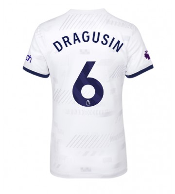 Tottenham Hotspur Radu Dragusin #6 Hjemmebanetrøje Dame 2023-24 Kort ærmer